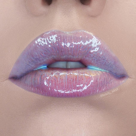 ❤️ LAST ONE ❤️ UNICORN HOLOGRAPHIC LIP GLOSS SET NEW - Picture 6 of 8